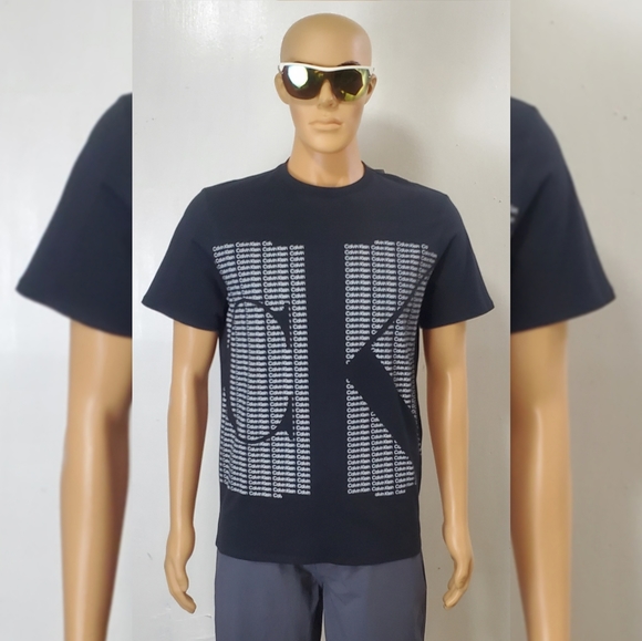 Calvin Klein Other - CALVIN KLEIN TSHIRT MEN'S CREW NECK SHORT SLEEVE GRAPHIC BIG LOGO SIZE S BLACK